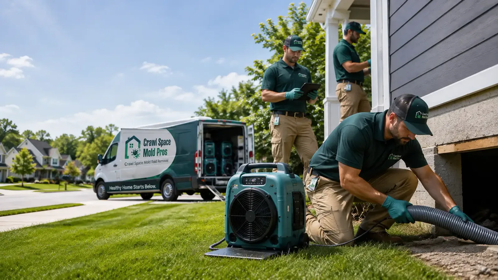 Crawl Space Mold Removal in Lake Lynn, PA